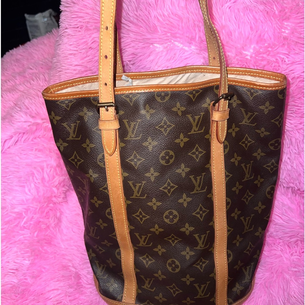 Beautiful Louis Vuitton Vintage Monogram Big Bucket Shoulder Bag🤎✨